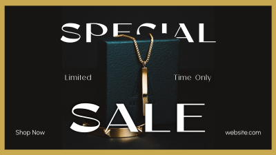Jewelry Editorial Sale Facebook event cover Image Preview