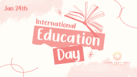 Education Day Awareness Facebook Event Cover Design