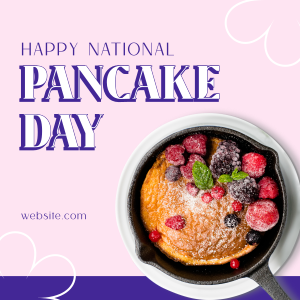 Yummy Pancake Instagram post Image Preview