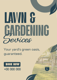 Professional Lawn Care Services Flyer Design