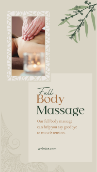 Luxe Body Massage Instagram Reel Design