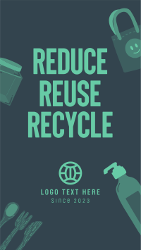 Reduce Reuse Recycle Instagram story Image Preview