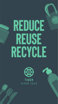 Reduce Reuse Recycle Instagram Story Design