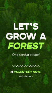 Forest Grow Tree Planting YouTube short Image Preview