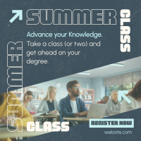 College Summer Class Instagram post Image Preview