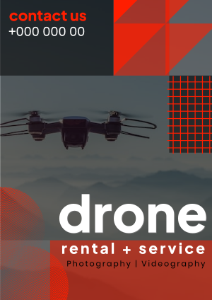 Geometric Drone Photography Flyer Image Preview