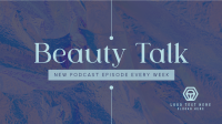 Beauty Talk Facebook event cover Image Preview