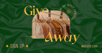 Elegant Fashion Giveaway Facebook ad Image Preview