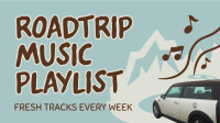 Roadtrip Music Playlist Facebook event cover Image Preview