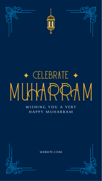 Bless Muharram Facebook Story Design