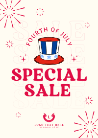 Quirky 4th of July Special Sale Poster Preview