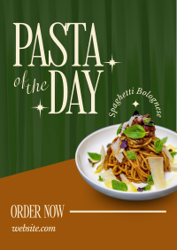 Elegant Pasta Day Poster Design