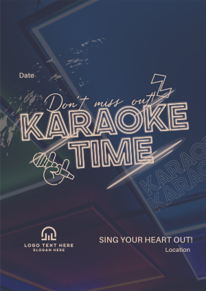 Join Karaoke Time Flyer Image Preview