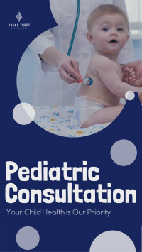Pediatric Health Service Facebook Story Design
