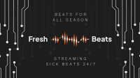 Fresh Beats YouTube Banner Image Preview