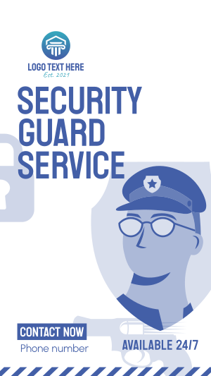 Security Guard Job Instagram story