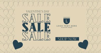 Valentines Day Promotion Facebook ad Image Preview