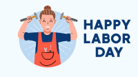 Labor Day Greeting Facebook Event Cover Design