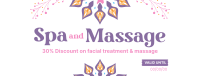 Spa Mandala Facebook Cover Image Preview