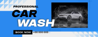 Professional Car Wash Services Facebook Cover Design