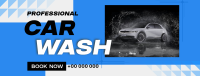 Professional Car Wash Services Facebook cover Image Preview