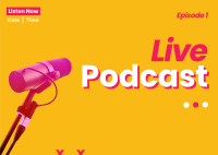 Live Podcast Postcard Image Preview