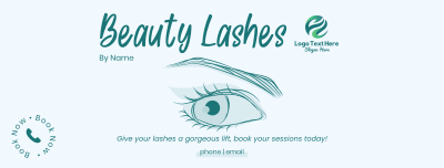 Beauty Lashes Facebook cover Image Preview