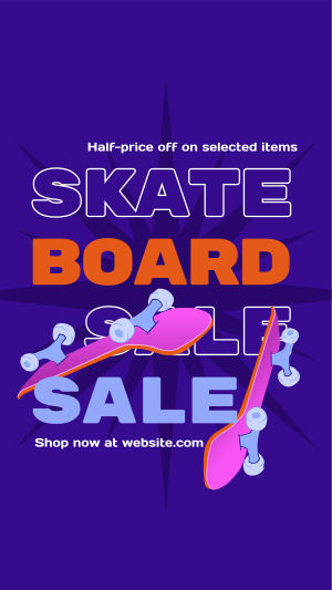 Skate Sale Instagram story Image Preview