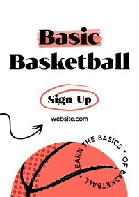 Retro Basketball Flyer