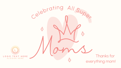 Super Moms Greeting Facebook event cover Image Preview