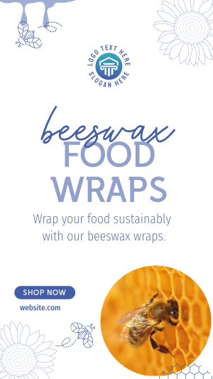 Beeswax Food Wraps Instagram story Image Preview
