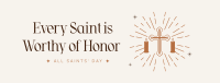 Honor Thy Saints Facebook Cover Design