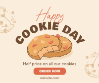 Cookies with Nuts Facebook Post Design