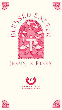 Easter Stained Glass Instagram reel Image Preview