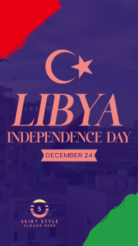 Libya National Day YouTube Short Design