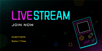 Neon Game Stream Twitter post Image Preview