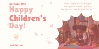 Children's Day Greeting Twitter Post Image Preview