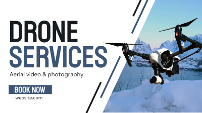 Professional Drone Service Facebook event cover Image Preview