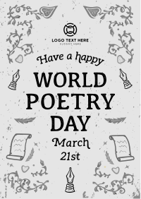 World Poetry Day Flyer Preview