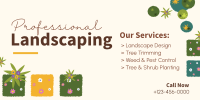 Professional Landscaping Twitter post Image Preview