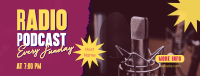 Live Radio Podcaster Facebook cover Image Preview
