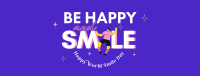 Be Happy And Smile Facebook Cover Design