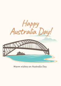 Australia Harbour Bridge Poster Image Preview