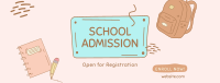 Kiddie School Admission Facebook cover Image Preview
