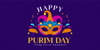 Purim Celebration Event Twitter post Image Preview