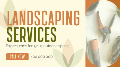 Professional Landscape Services Facebook event cover Image Preview