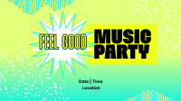 Feel Good Party Facebook Event Cover Design