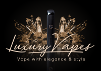 Luxury Vapes Postcard Image Preview