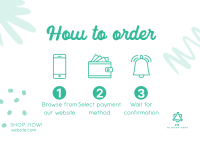 Order Process Tutorial Postcard Image Preview