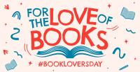 Book Lovers Doodle Facebook ad Image Preview